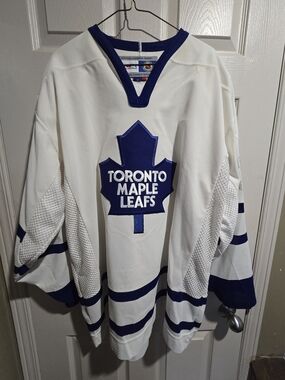 Toronto Maple Leafs White & Blue Hockey Jersey